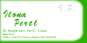 ilona pertl business card